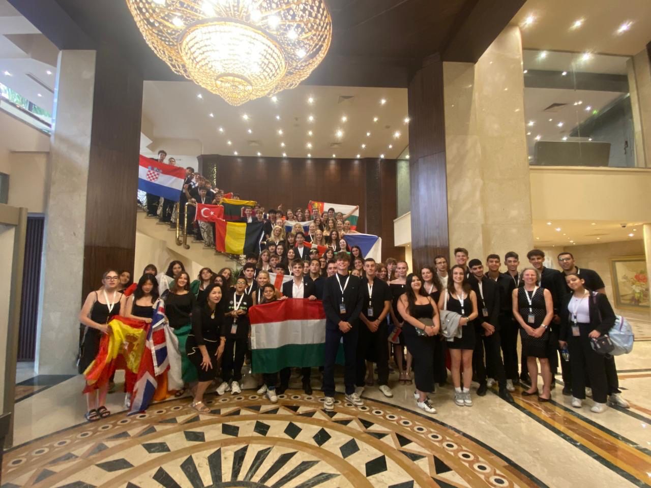 Rotary Short-Term Camp participants